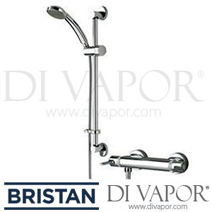 Bristan DUL SHXARFF C Design Utility Lever Bar Shower with Adjustable Riser Fast Fix Connections Spare Parts - BR DV 148